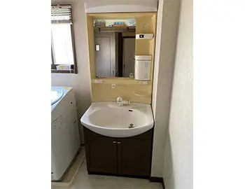 宮崎県都城市_洗面リフォーム_施工前_2025