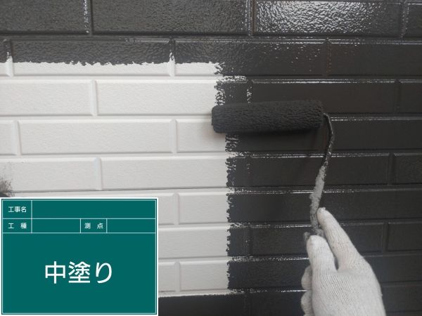 宮崎県宮崎市N様邸①│外壁塗装│中塗り